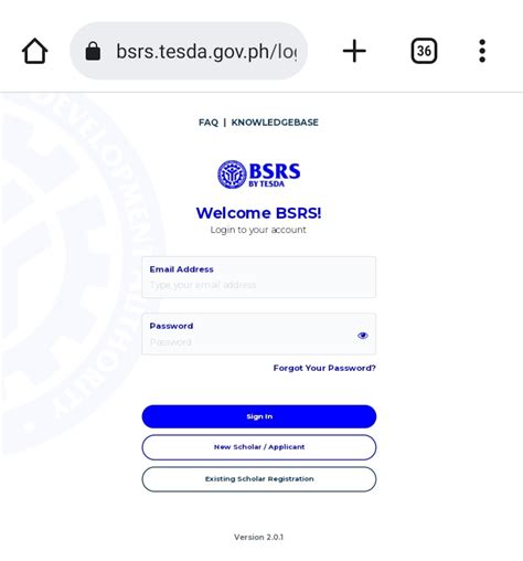 www bsrs tesda gov ph